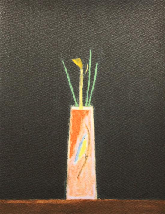 Craigie Aitchison (1926-2009) Birds of Paradise, 11 x 8.75in., unframed